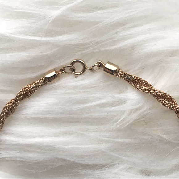 Vintage Double Hoop Necklace - Picture 4 of 4